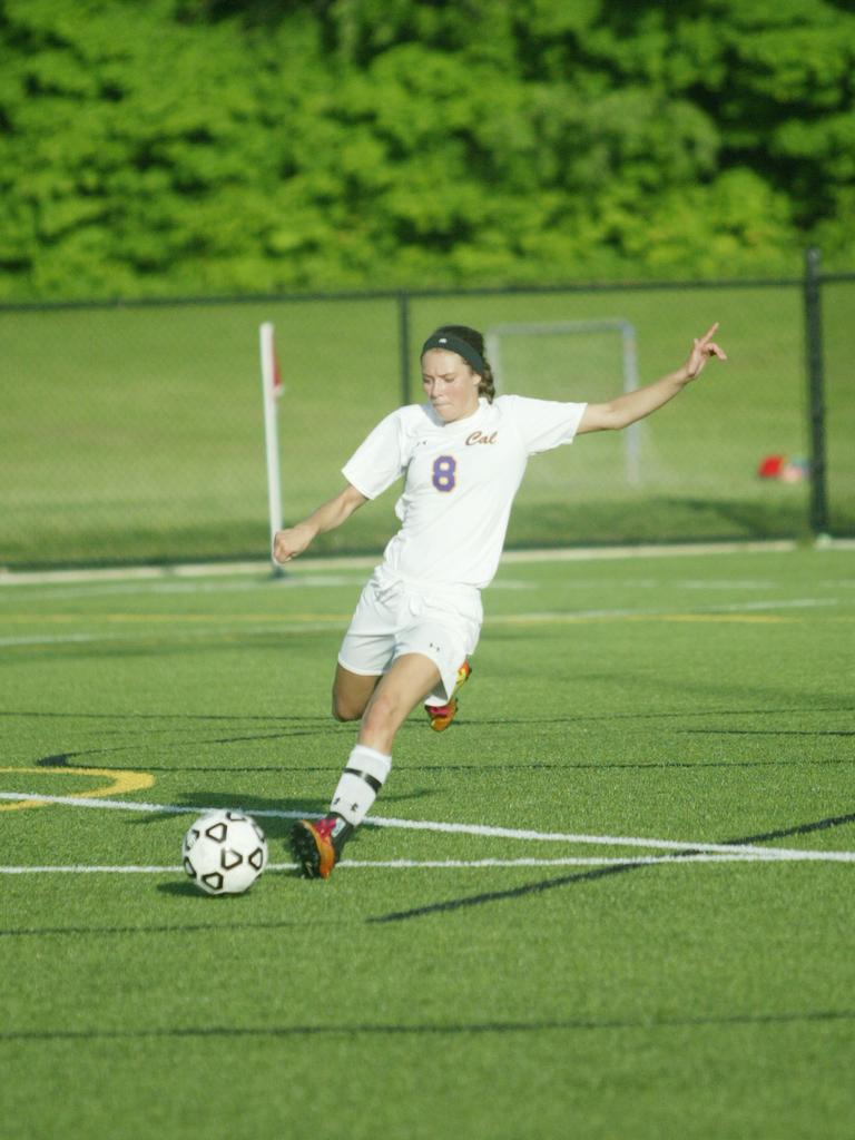 Alena Olsen, Lexi Bush provide Caledonia soccer team with strong