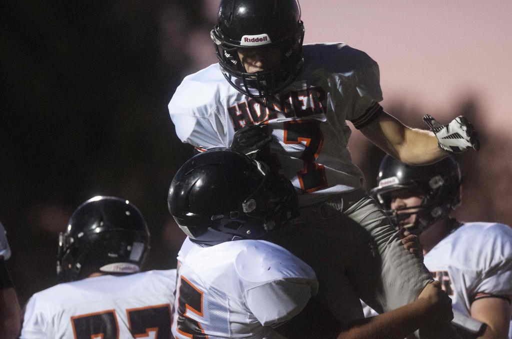 Homer football team remains alone atop Big Eight Conference with 487