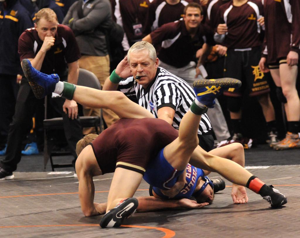 Davison wrestling falls one match short again at MHSAA wrestling