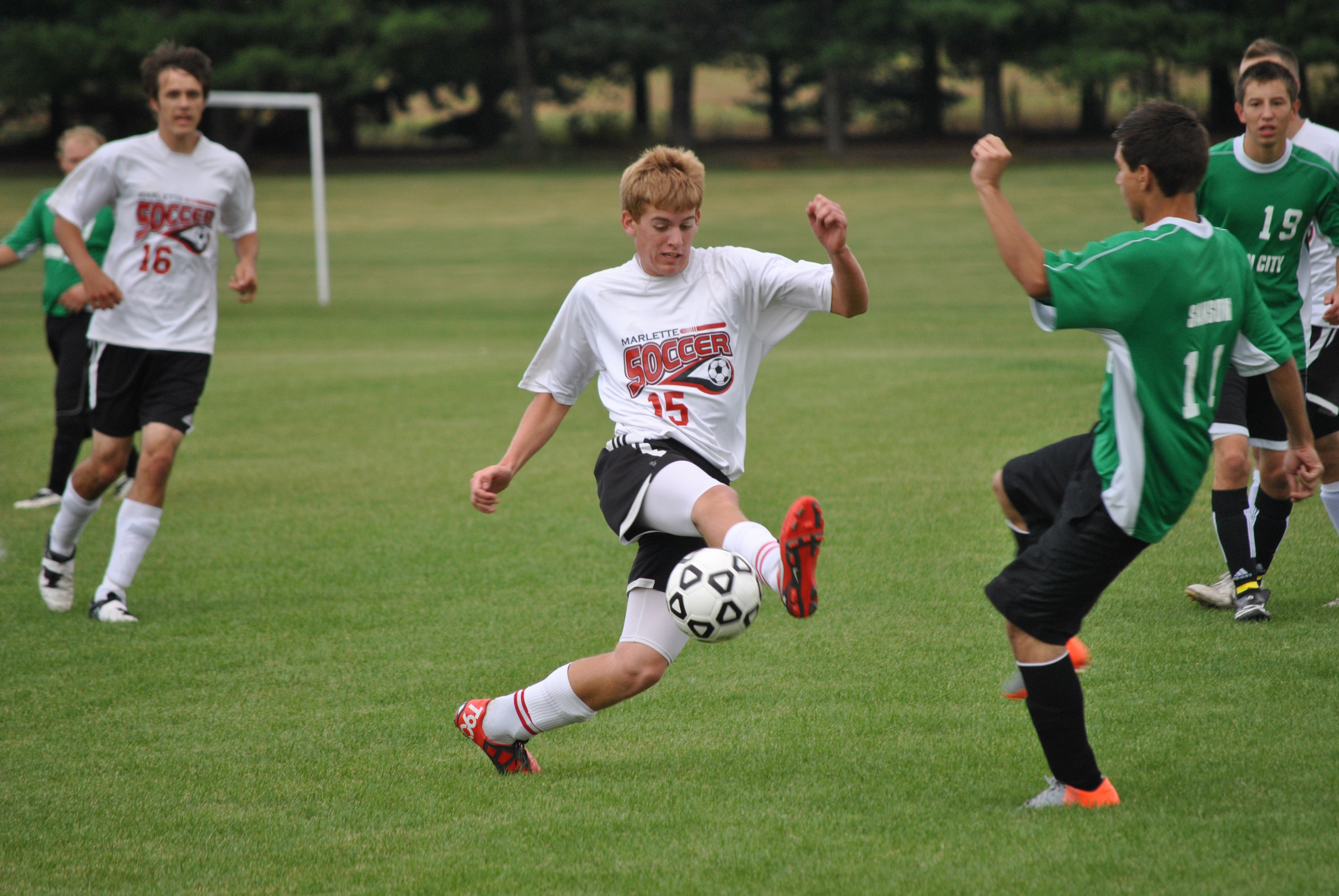 Marlette Red Raider Soccer Exorcises the Brown City Green Devils