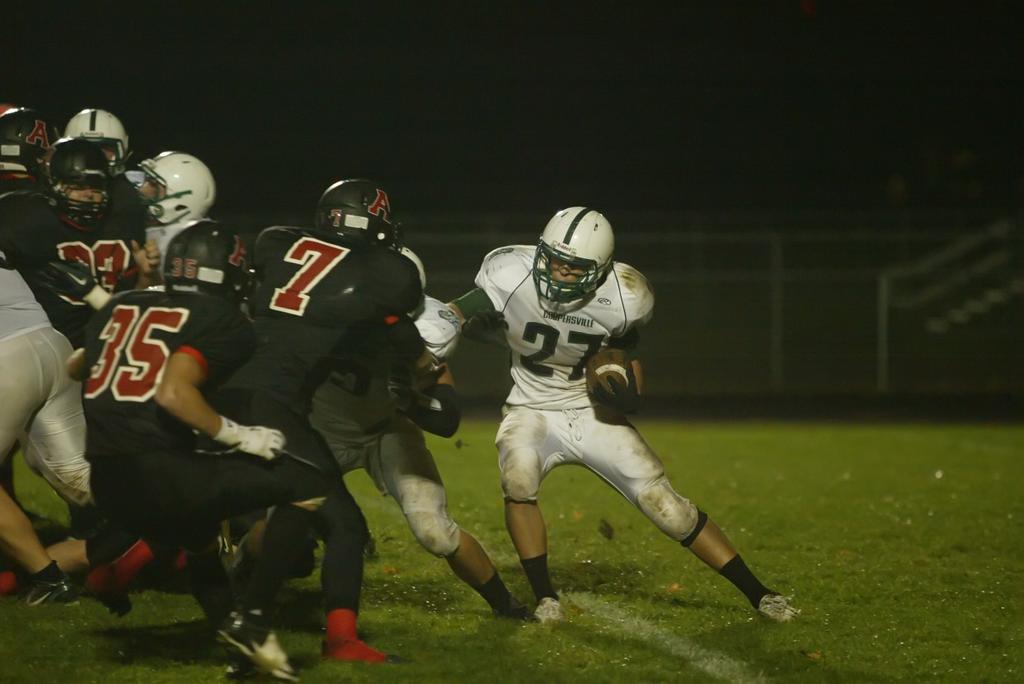 Allendale uses big plays to turn back Coopersville in regularseason