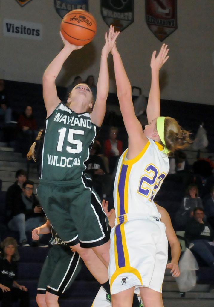 Wayland Union girls basketball team rallies late for 5348 victory over
