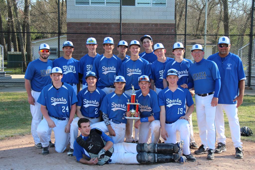 Sparta Spartans Varsity Baseball Defeats Central Montcalm to Win Red