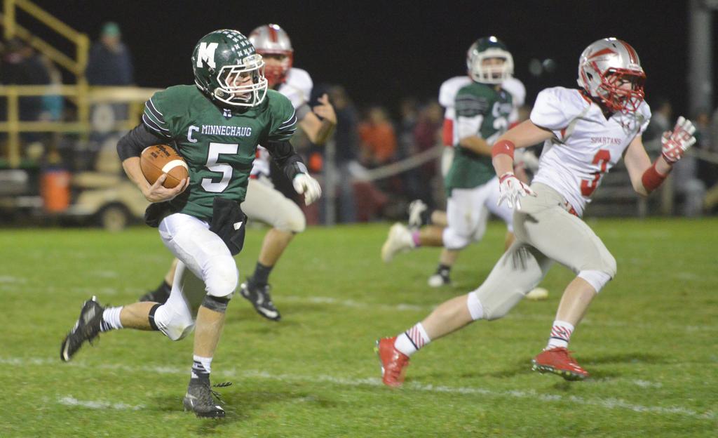 Football stats leaders: Dual-threat Minnechaug QB Kyle Trombley climbs Football stats leaders: Dual-threat Minnechaug QB Kyle Trombley climbs
