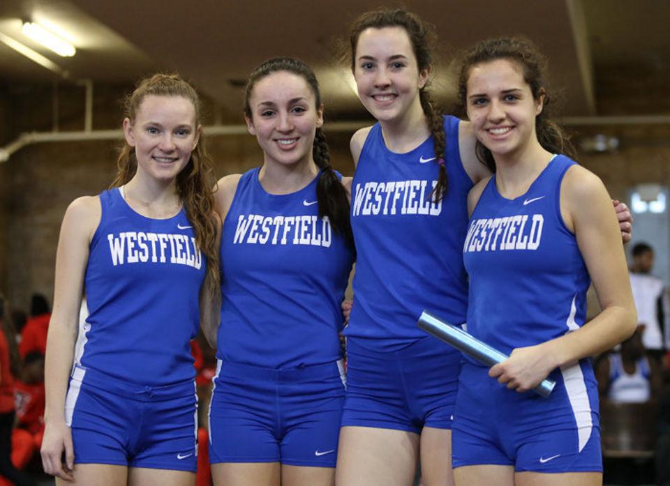 Indoor track and field Westfield takes down the meet record in the
