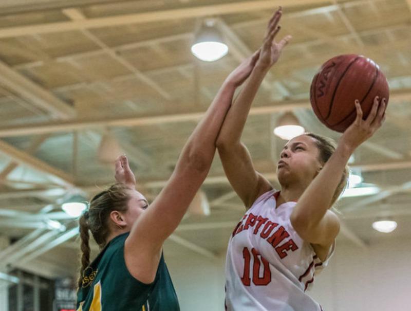 Neptune girls basketball, after late basket taken away, edges Trenton