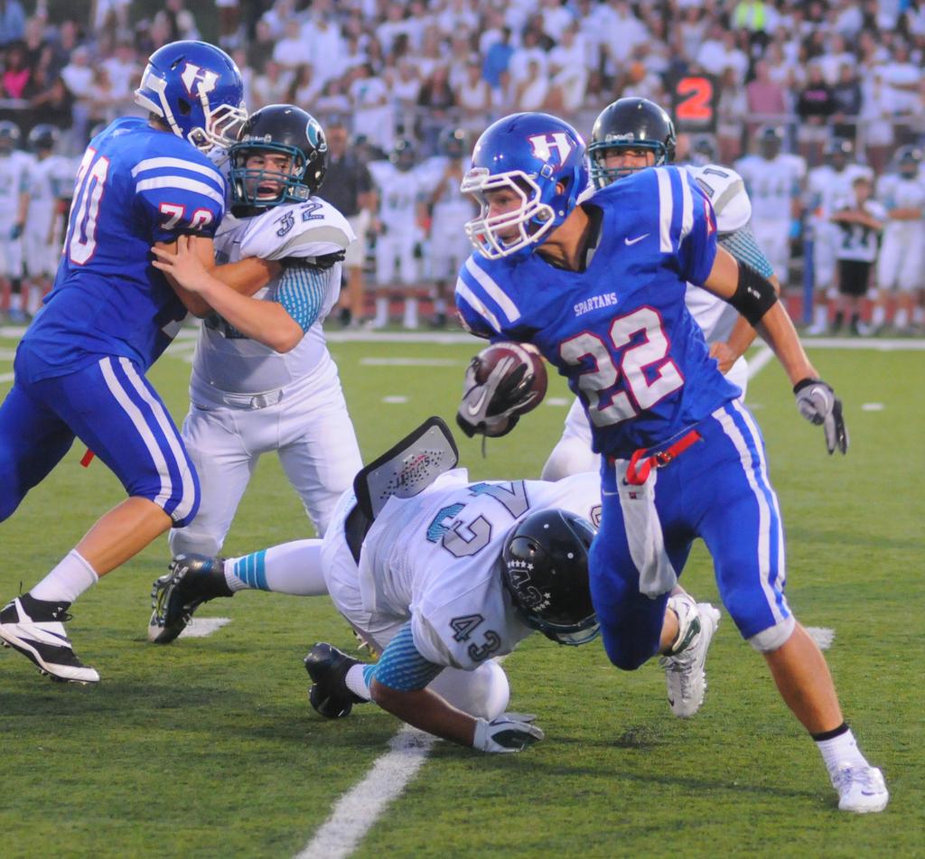 Spartans looking to kings of Hillsboro football against Glencoe