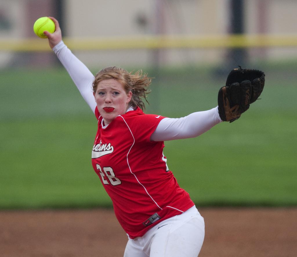 High school softball pitching statistics through May 19
