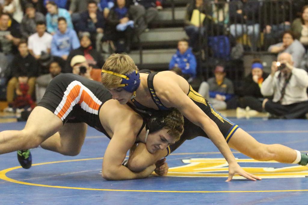 Powerade Wrestling Tournament Top 8 finishers at each weight, brackets