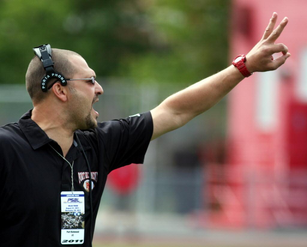 High school football camp report 2015 Port Richmond coach happy with condition of players