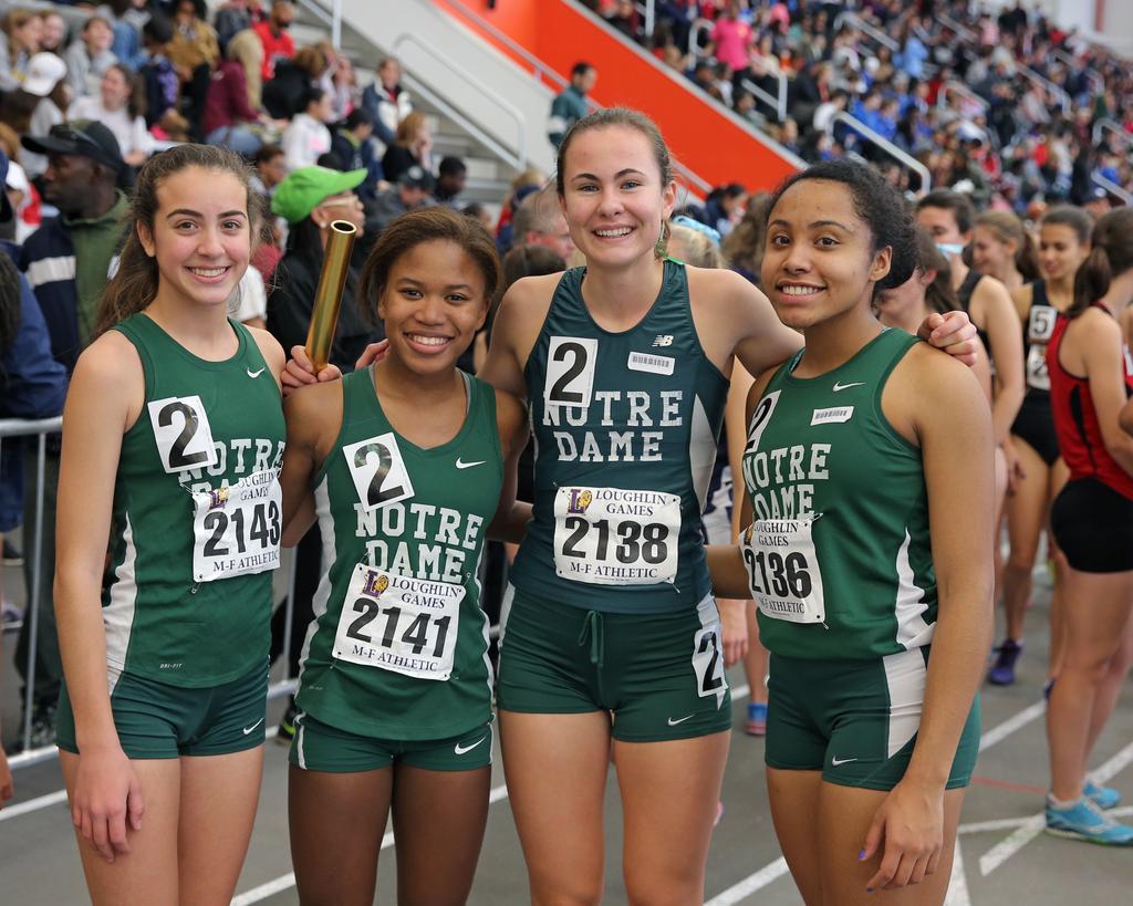 Notre Dame Academy's 4x800 win at Loughlin Games is nation's No