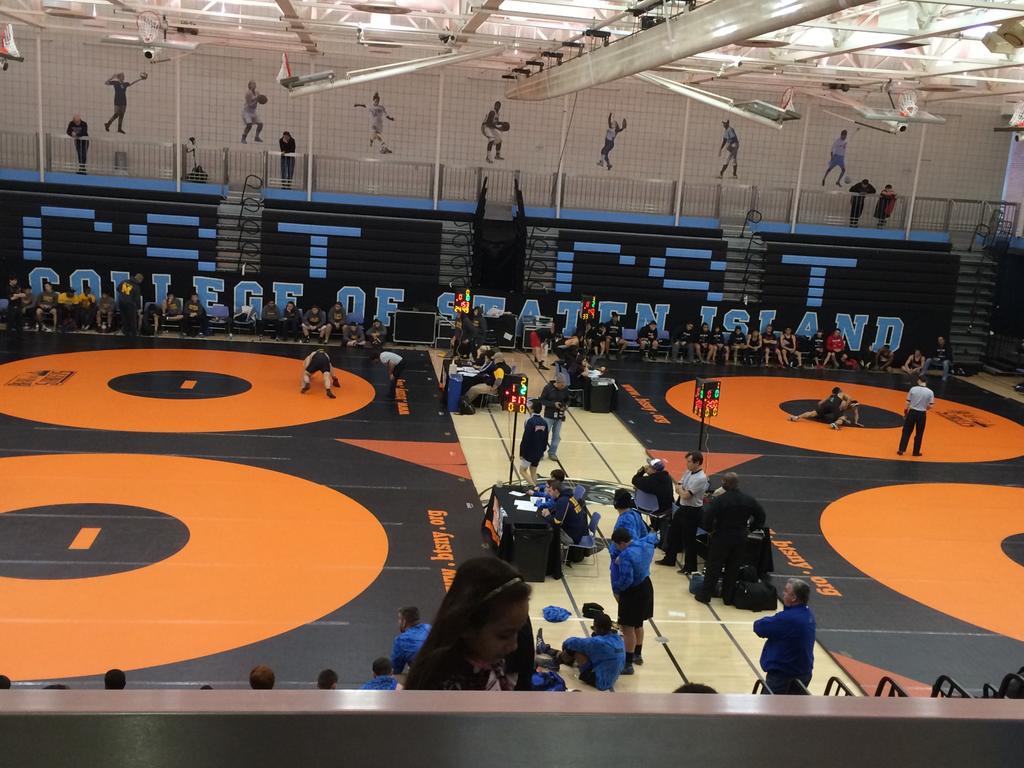Live updates from the PSAL City Duals Wrestling Championships at CSI