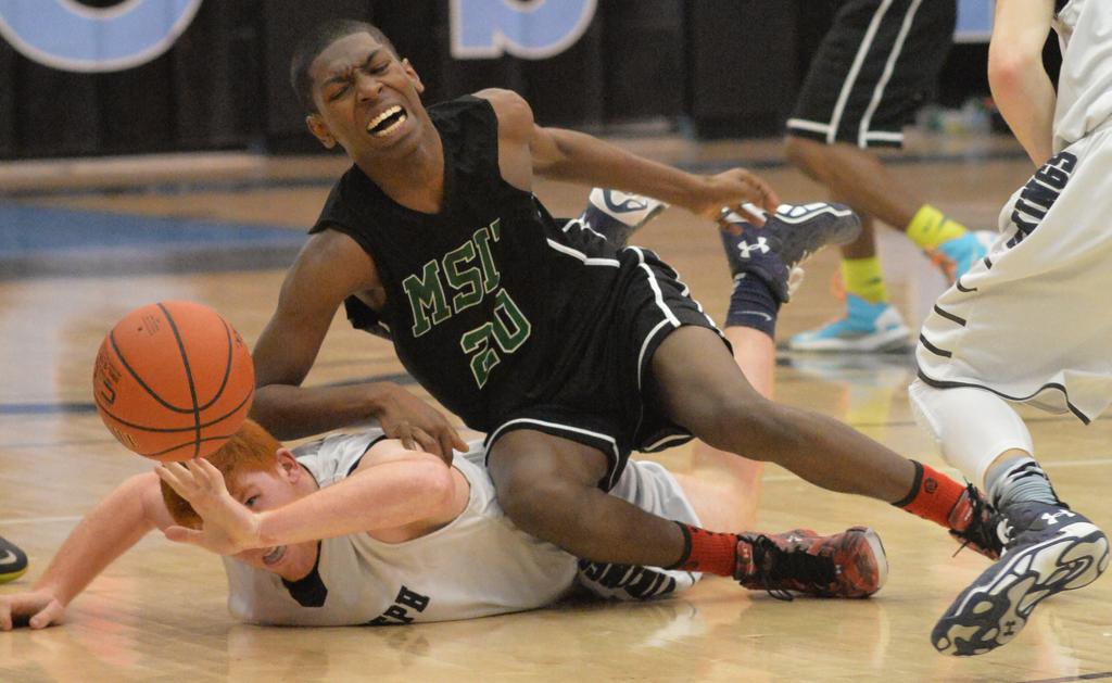 Thurgood Marshall Boys Basketball Team Outlasts McKee S I Tech 54 49 