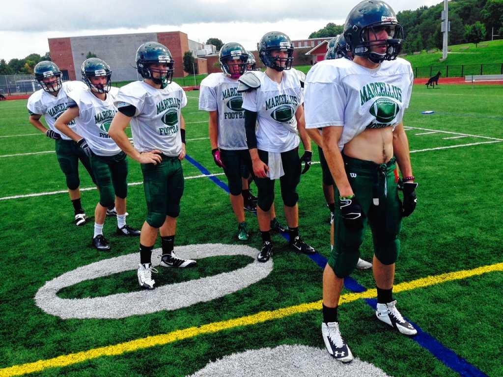 Football camp report Marcellus Mustangs