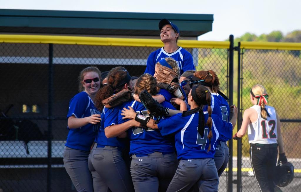 Westhill softball drops Marcellus 54 in extras; earns league title