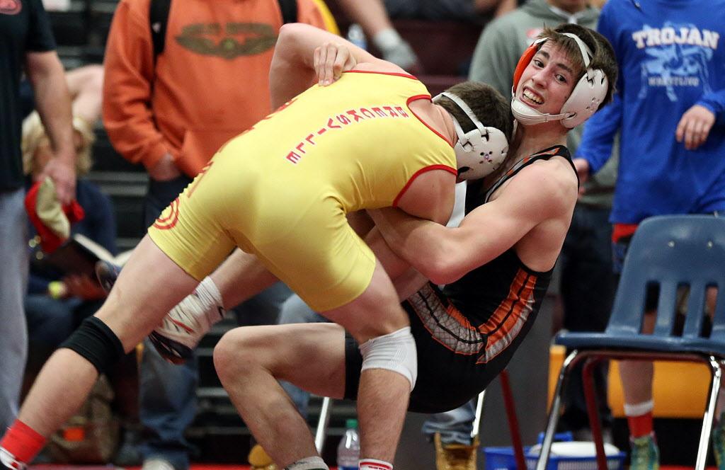 Walsh Jesuit Ironman wrestling tournament 2014 final round results