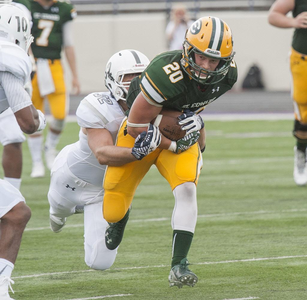 On a team full of offensive stars, St. Edward football running back