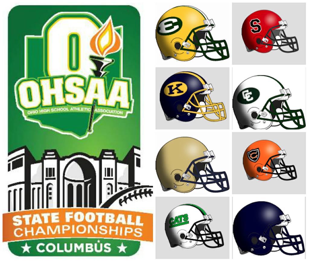 Guess that helmet: Quiz on helmets of the 14 OHSAA football state