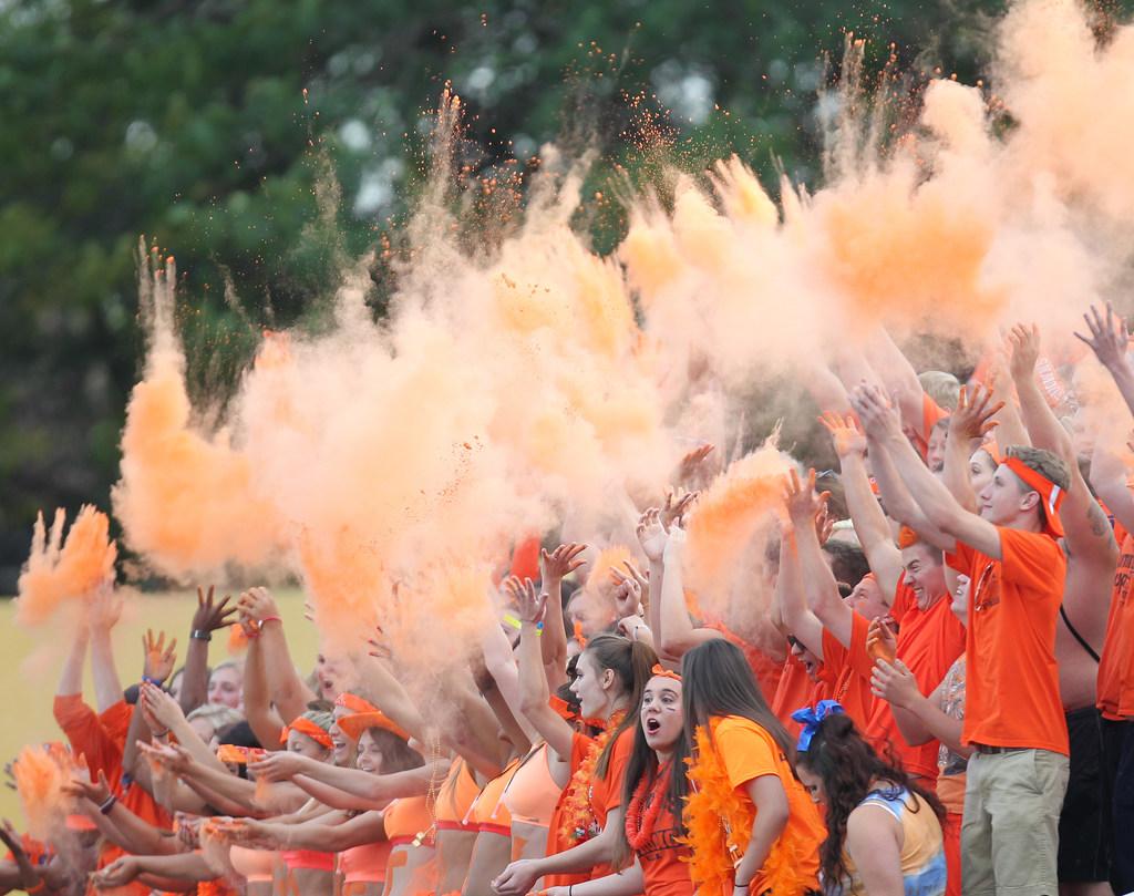 Your student section chalk toss ritual looks lovely, but it's costing