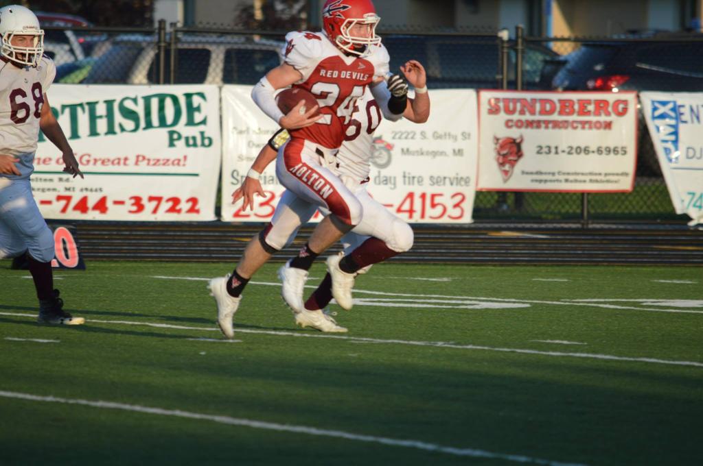 Holton running back the fans' choice as Muskegon area's top football