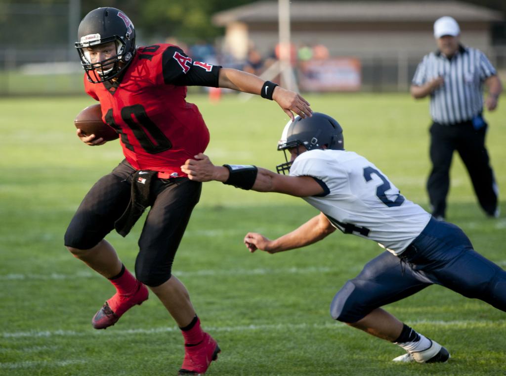 Allendale football clinches share of OK Blue crown