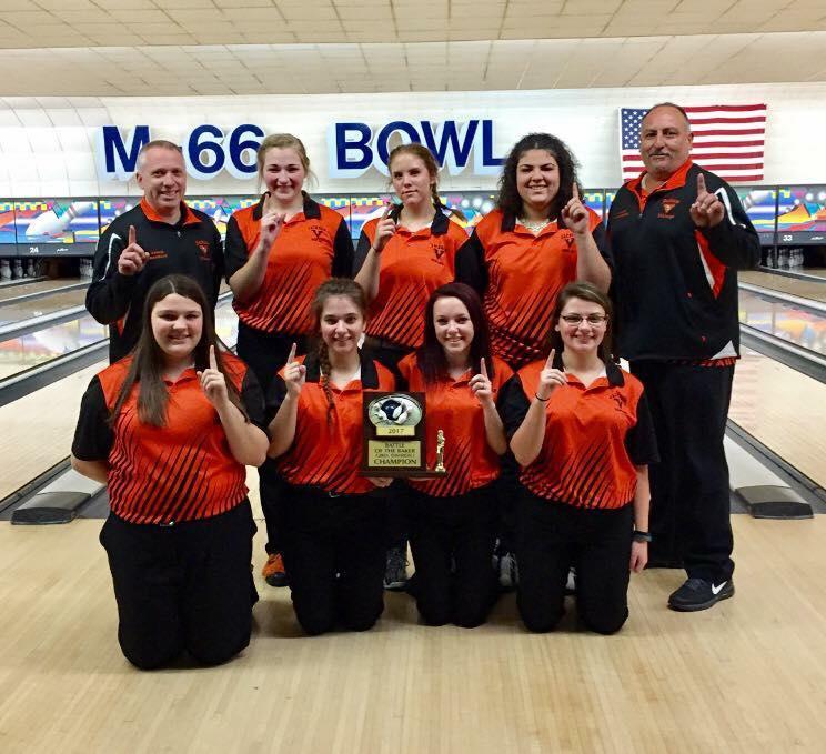 Jackson girls bowling team shakes off low scores to win second straight