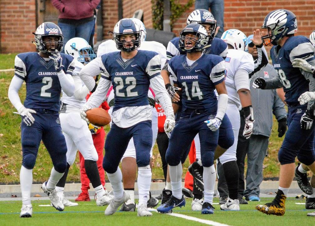Cranbrook Football wins first MHSAA District Title; defeats Detroit