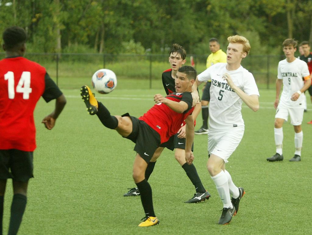 East Kentwood High School Boys Varsity Soccer Fall 20232024 New senior