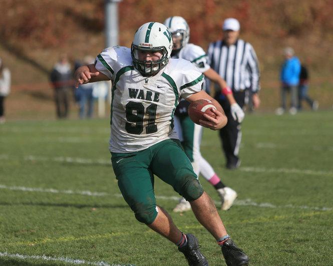 Ware football takes down No. 16 Palmer en route to TriCounty title