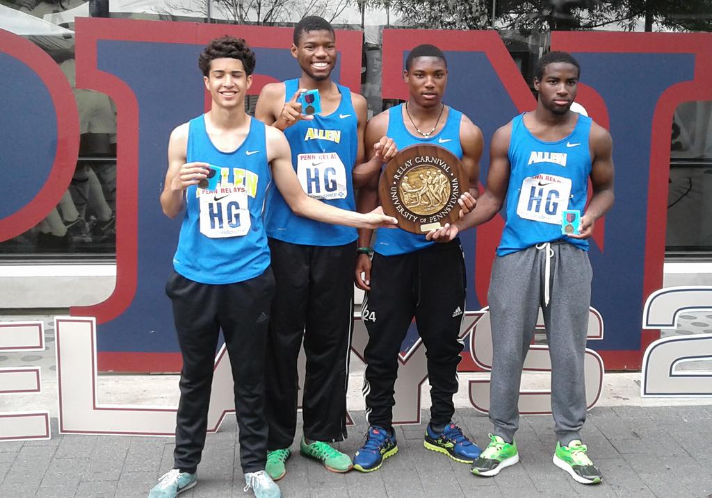 Allen's 1,600 relay members are lehighvalleylive Boys Track and Field