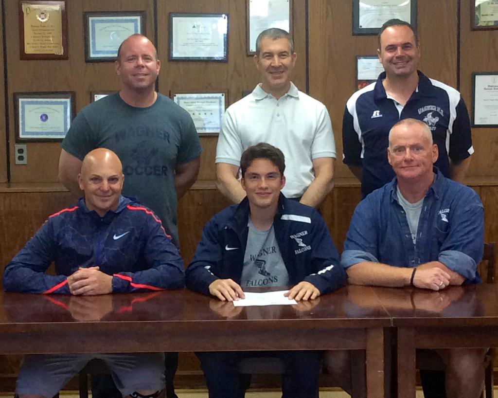 Susan Wagner track and field athlete Caleb Beidel signs with Wagner