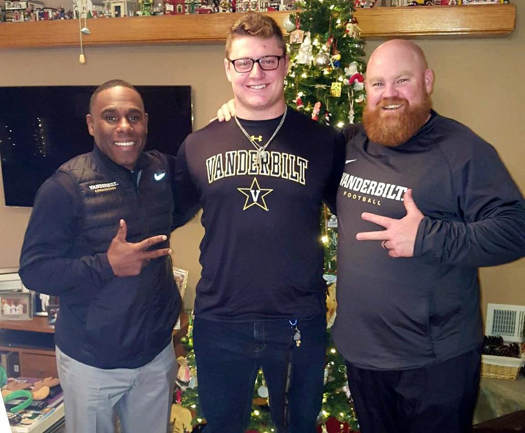 Island football recruits get inhome visits from bigtime college