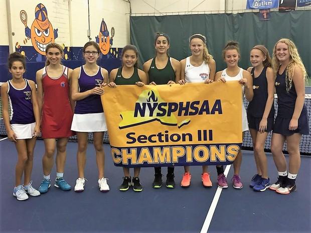 CNY girls tennis players prepare for state competition