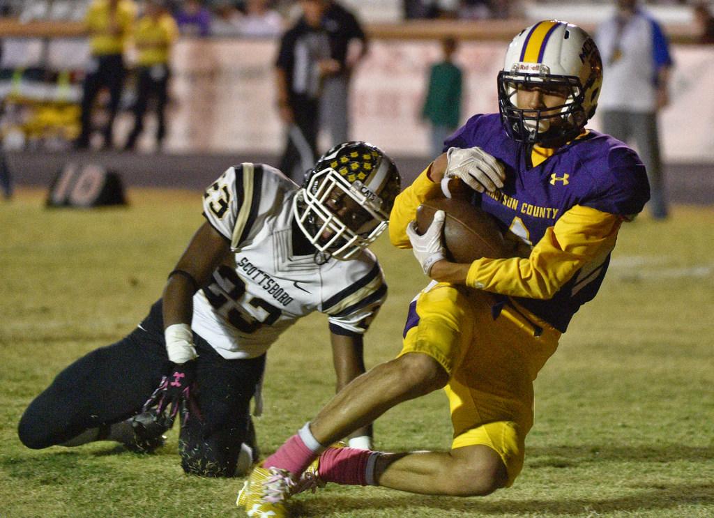 Madison County 21, North Jackson 19 Austin Mills' 2 TD passes, Bryce